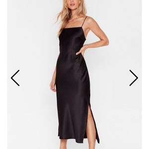 Nasty Gal Let Your Love Flow Midi Slip Dress